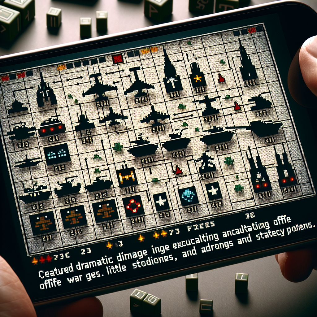 Strategi Taktis di Game Perang Offline